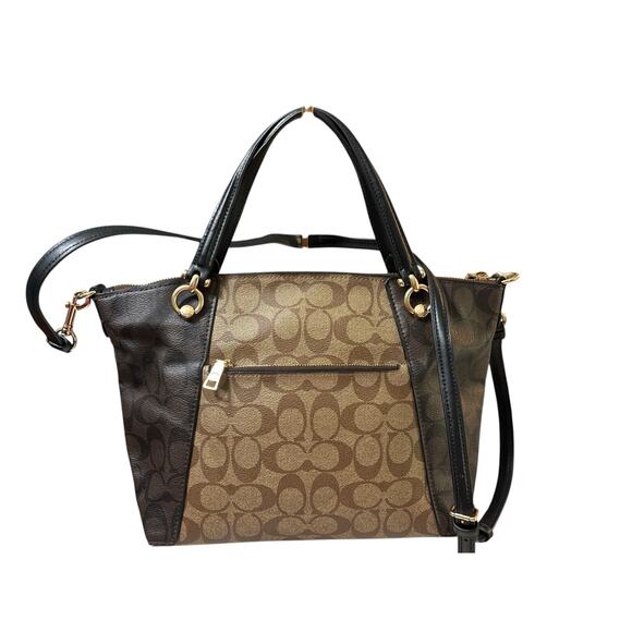 Coach Kacey Satchel handbag with matching wristlet - C6838 - Picture 2 of 13